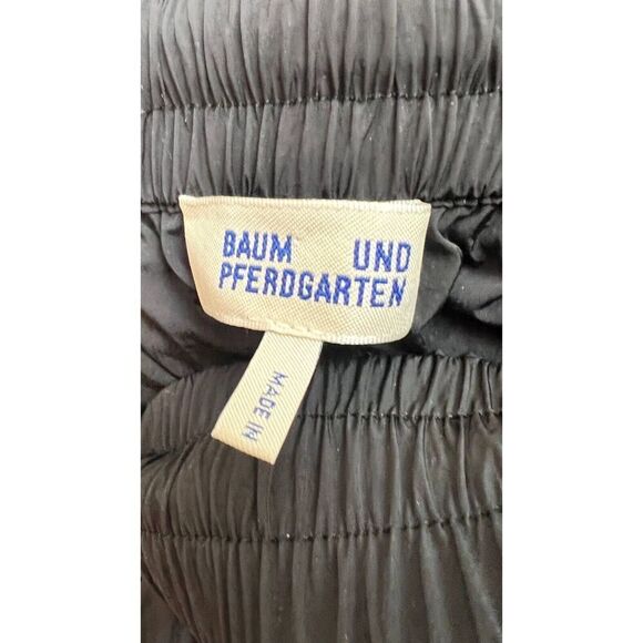 Baum und Pferdgarten Cargo Pants Women's Size 36 Black Elastic Waist Ankle Zip - Picture 5 of 10